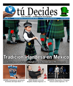 Tradición irlandesa en México