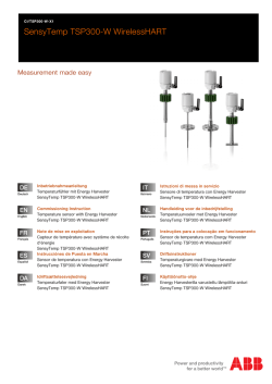 SensyTemp TSP300-W WirelessHART