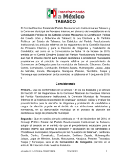Tenosique - PRI Tabasco