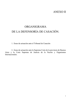 ORGANIGRAMA DEFENSOR&Iacute;A DE CASACI&Oacute;N