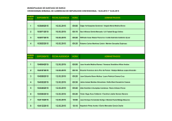 hora administrados expediente fecha audiencia municipalidad de