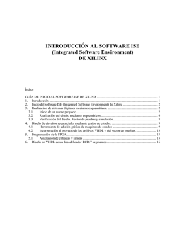 INTRODUCCI&Oacute;N AL SOFTWARE ISE (Integrated Software