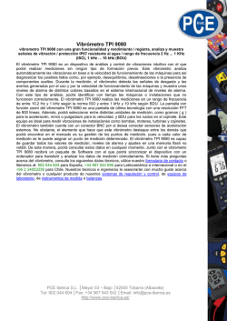 Vibr&oacute;metro TPI 9080