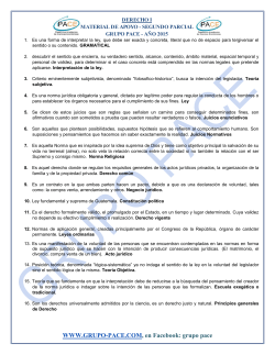 Derecho I, 2do parcial 2015 - grupo-pace