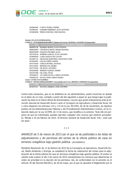 DOE 2011 - N&ordm; 238.qxd - Diario Oficial de Extremadura