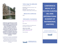 iaml conferencia simposio marzo 2015