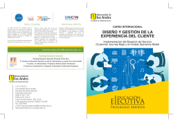 Dise&ntilde;o y Gesti&oacute;n de la Experiencia del Cliente