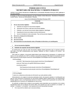 poder ejecutivo secretaria de hacienda y credito publico