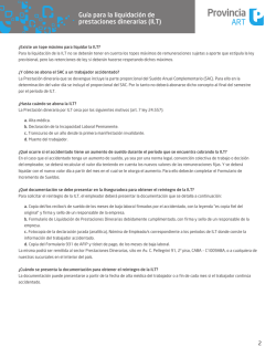 Gu&iacute;a para la liquidaci&oacute;n de prestaciones dinerarias