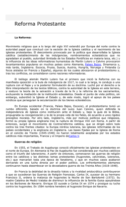 La Reforma Calvino y Lutero - Gran Fratervidad Tao Gnóstica