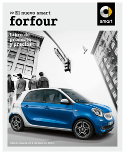 Libro de Producto - smart forfour Marzo 2015