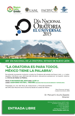 Informaci&oacute;n - Facultad de Derecho y Criminolog&iacute;a