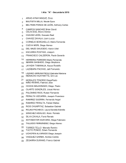 listado de alumnos secundaria - Colegio San Antonio Marianistas