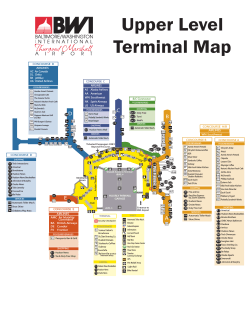 Upper Level Terminal Map