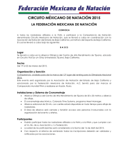 circuito méxicano - Asociación Jalisciense de Natación