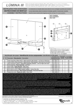 I Painel com bancada suspensa integrada 1085 x 1620