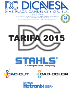 tarifa textil 09-03-2015