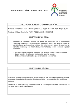 rceps 2014 2015 - Gobierno de Canarias
