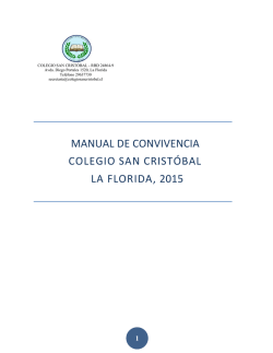 Manual de Convivencia Escolar