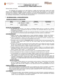 Comunicado 01