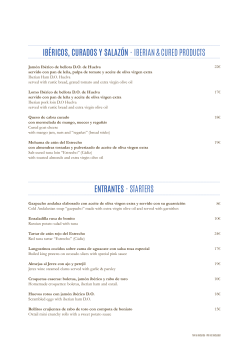 dise&ntilde;o carta comida SB