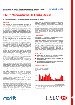 HSBC Mexico Manufacturing PMI press release - Feb