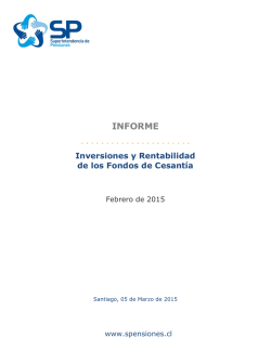 informe - Superintendencia de Pensiones