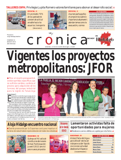 marzo 8 - La Crónica de Hoy en Hidalgo