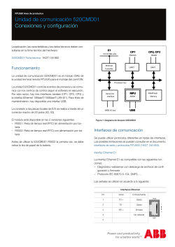 520CMD01 Conexiones y configuración (Español - pdf