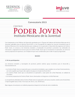 bases - Instituto Mexicano de la Juventud
