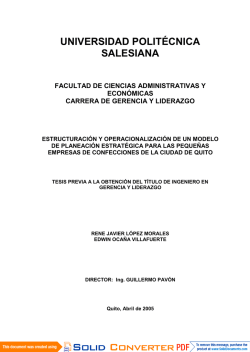 capitulo uno - Universidad Politécnica Salesiana