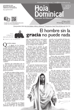 Hoja Dominical - Di&oacute;cesis de Albacete