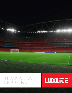 ILUMINACION DEPORTIVA - Celasa, de Todo en Electricidad