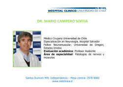 Dr. Mario Campero Soffia - Hospital Clínico Universidad de Chile