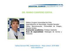 Dr. Mario Campero Soffia - Hospital Cl&iacute;nico Universidad de Chile