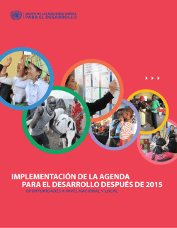 Spanish - World We Want 2015