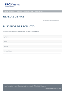 REJILLAS DE AIRE BUSCADOR DE PRODUCTO