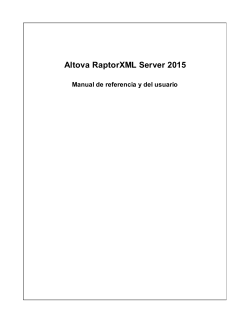 Altova RaptorXML Server 2015