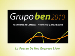 presentacion grupo ben2010