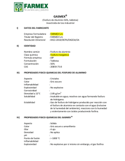Hoja T&eacute;cnica
