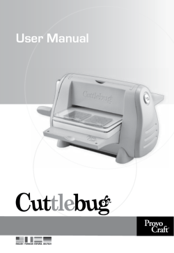 User Manual - Provo Craft