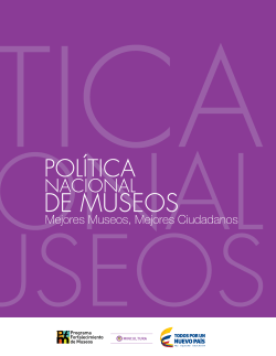 Descargue la Política Nacional de Museos