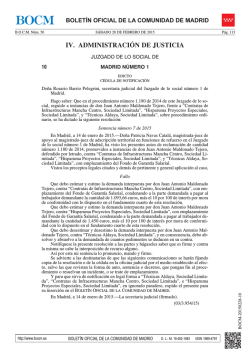 IV. ADMINISTRACI&Oacute;N DE JUSTICIA - Sede Electr&oacute;nica del Boletin