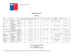 INFORME DE HUELGA 19-02-2015