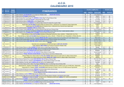 A.C.G. CALENDARIO 2015 - Asociación Ciclista Gaditana