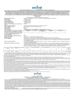 FDX511R DC001 - Comisión Nacional Bancaria y de Valores