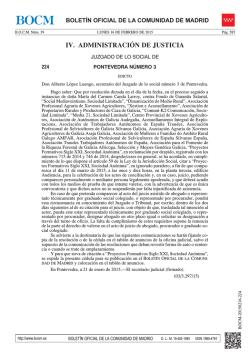 IV. ADMINISTRACI&Oacute;N DE JUSTICIA - Sede Electr&oacute;nica del Boletin