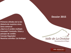 Dossier de prensa - CRDO Valle de la Orotava