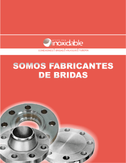 CONEXIONES BRIDAS VÁLVULAS TUBERÍA