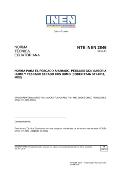 NTE INEN 2846 - Instituto Ecuatoriano de Normalización